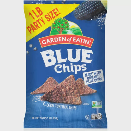 Garden of Eatin' Tortilla Chips, Blue Corn, 16 oz