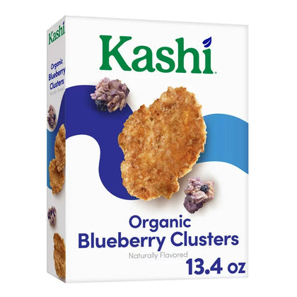 Kashi Breakfast Cereal, Blueberry Clusters, 13.4 Oz, Box