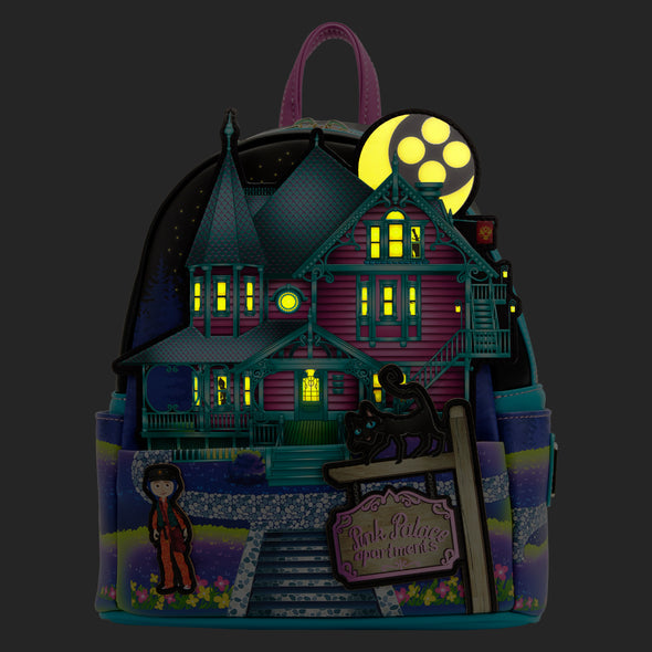 Coraline Mochila Casa Brilla Obscuridad