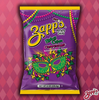 Zapp's New Orleans Kettle Style Spicy Cajun Crawtators Potato Chips - 8oz