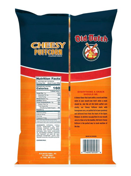 Old Dutch Cheesy Puffcorn - 7oz