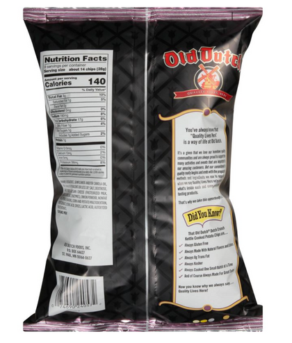 Old Dutch Parmesan & Garlic Kettle Chips - 9oz