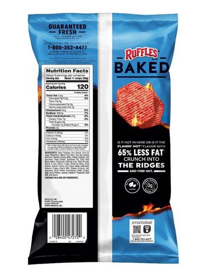 Baked Ruffles Flamin' Hot - 6.25oz