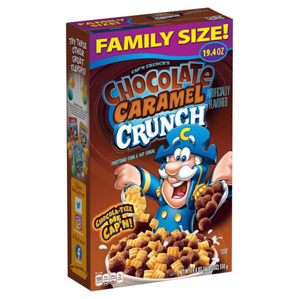 Cap'N Crunch's Sweetened Corn & Oat Cereal Chocolate Caramel Crunch 19.4 oz
