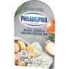 Philadelphia Multigrain Bagel Chips & Chive & Onion Cream Cheese Dip Snack, 2.5 oz