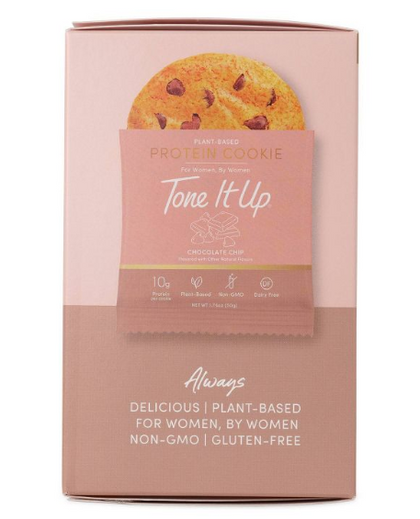 Tone It Up Plant-Based Protein Cookie - Chocolate Chip - Cont. 4