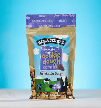 Ben & Jerry's Frozen Chocolate Chip Cookie Dough Bites - 8oz