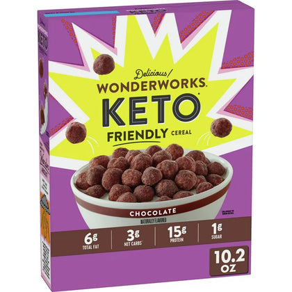 Chocolate Wonderworks, Cereal Keto Friendly , 10.2 OZ Box