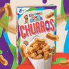 Churros Cinnamon Toast Crunch Breakfast Cereal, 19.3 OZ Caja de Cereal Tamaño Familiar