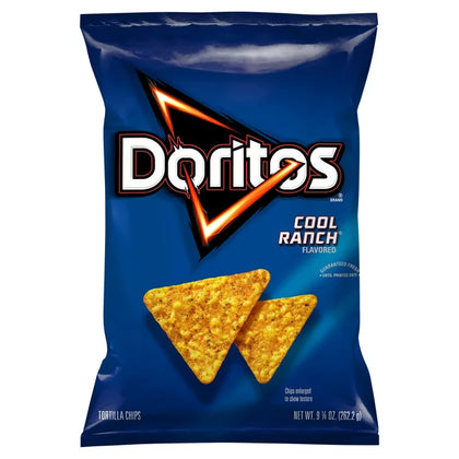 Doritos Cool Ranch Flavored Tortilla Chips, Bolsa de 9.25 oz