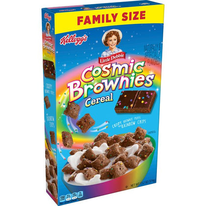 Kellogg's Little Debbie Breakfast Cereal, Cosmic Brownies, 13.2 Oz, Box