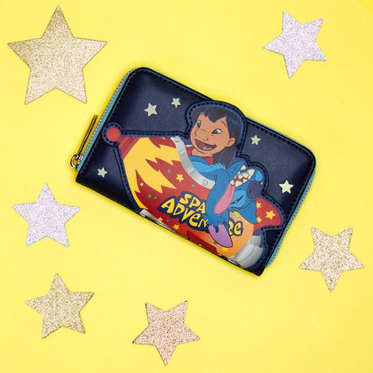 Lilo & Stitch Cartera Planeta Brilla Obscuridad