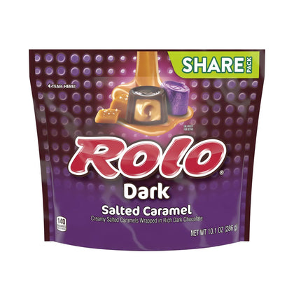 ROLO®, Creamy Salted Caramels Wrapped in Dark Chocolate Candy, 10.1oz
