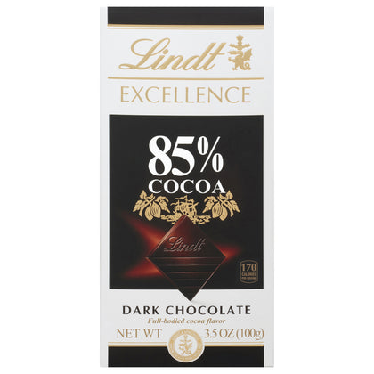 Lindt EXCELLENCE 85% Cocoa Dark Chocolate Candy Bar, 3.5 oz.