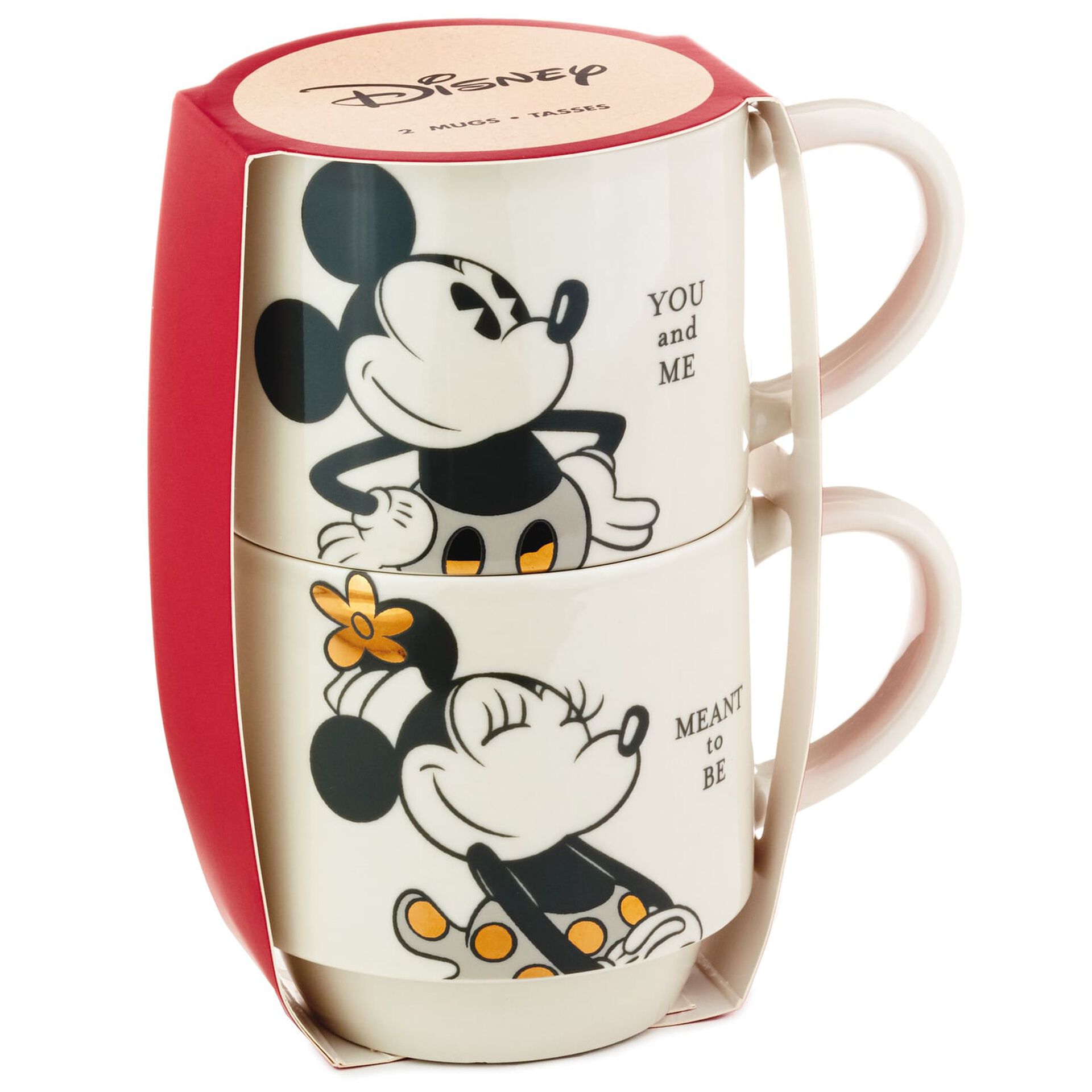 Mickey Mouse Y Minnie Mouse Set Tazas Pareja – Accesorios-Mexicali