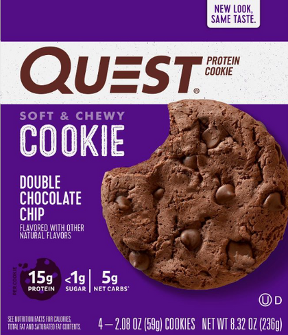 Quest Nutrition Protein Cookie - Double Chocolate Chip