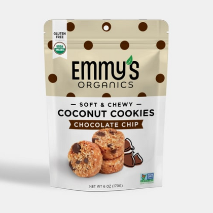 Emmy's Organics Organic Chocolate Chip Coconut Cookies