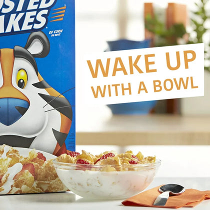 Kellogg's Frosted Flakes Breakfast Cereal, Kids Snacks, Original, 24 Oz, Box