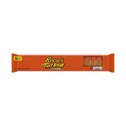 Reese's Fast Break Peanut Butter & Nougats Milk Chocolate Candy, 6.6 oz., Cont. 12