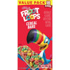 Kellogg's Froot Loops Breakfast Cereal Bars, Original, 18 Ct, 12.6 Oz, Caja