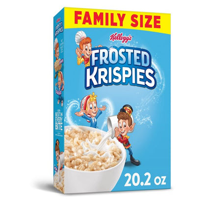 Kellogg's Frosted Krispies Breakfast Cereal, Original, 20.2 Oz, Box