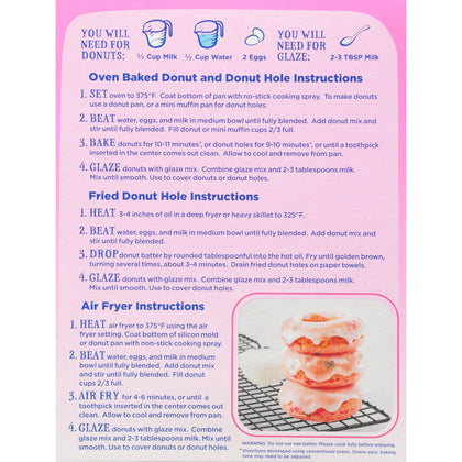 Pillsbury Funfetti Unicorn Pink Vanilla Cake Donut Mix, 16.2 oz