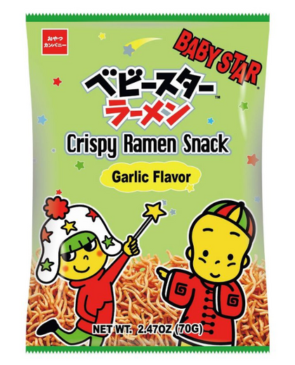 Shirakiku Baby Star Ramen Garlic Chips - 2.47oz