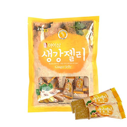 Korea Ginger Jelly Chewy Gummy Soft Candy Snacks