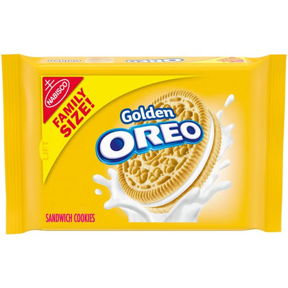 OREO Golden Sandwich Cookies, Family Size, Paquetes de 19.1 oz