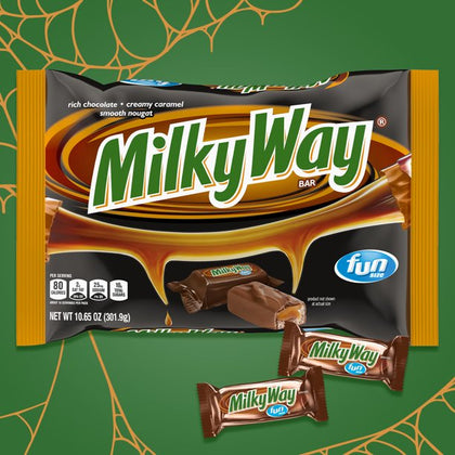 Milky Way Halloween Fun Size Chocolate Candy Bars - 10.65 oz
