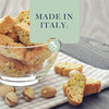 Biscotti de pistacho y cedro, Cantuccini d'Abruzzo, galletas italianas, 180 G, 6.3 onzas, L'Oro del Sud. Galletas gourmet