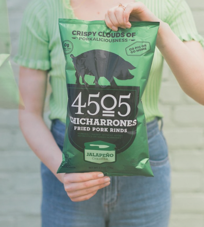 4505 Keto Meats Jalapeno Cheddar Pork Rinds - 2.5oz