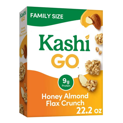 Kashi GO Cereal, Honey Almond Flax Crunch, 22.2 Oz, Box