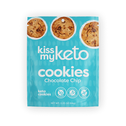Kiss My Keto Grain-Free Chocolate Chip Cookies, 2.25 oz