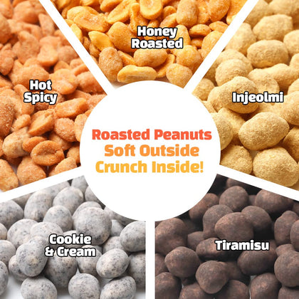 MURGERBON Seasoned Peanuts - Mixed Flavors (5)