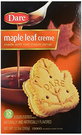 Dare Cookies, Maple Leaf Creme, 12,3 oz