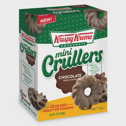 Krispy Kreme Chocolate Crullers 12 oz.