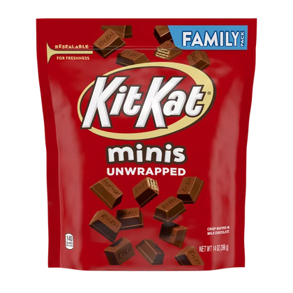 KIT KAT Minis Unwrapped Milk Chocolate Wafer Candy Bar, 14 oz