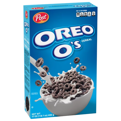 Post Oreo O's, Breakfast Cereal, 17 oz Box