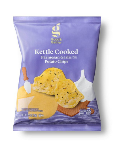 Parmesan Garlic Kettle Potato Chips - 2.5oz - Good & Gather™