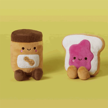 Peanut Butter & Mermelada Peluche Set Pareja
