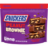 SNICKERS Peanut Brownie Squares Fun Size Chocolate Candy Bars, 6.61 oz