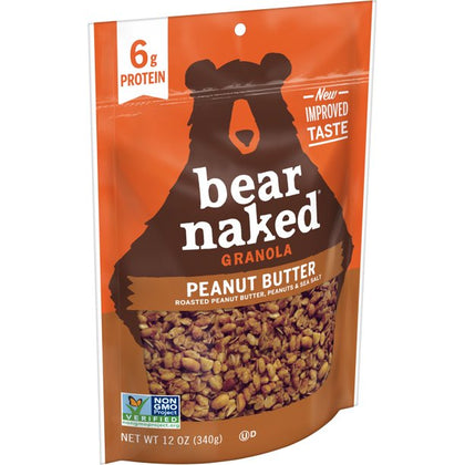 Bear Naked Granola Cereal, Peanut Butter, 12 Oz, Bag