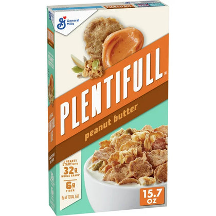 Plentifull Breakfast Cereal, Peanut Butter, 15.7oz