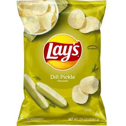 Lay's Potato Chips, Dill Pickle Flavor, Bolsa de 7.75 oz