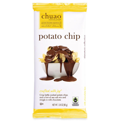 Chuao Chocolatier Bar, Potato Chip, 2.8 Oz