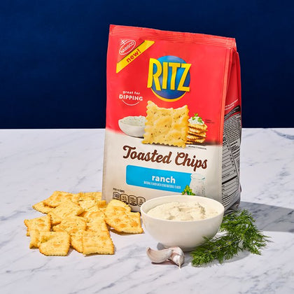 RITZ Toasted Chips Ranch Crackers, 8.1 oz