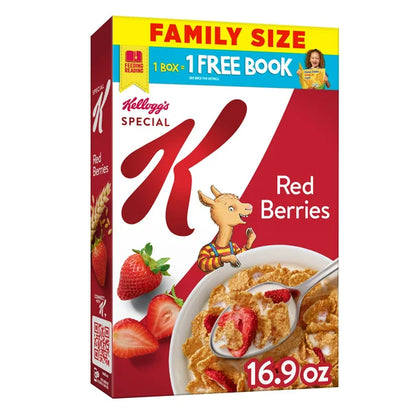 Kellogg's Special K Breakfast Cereal, Red Berries, 16.9 Oz, Box