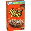 Reese's Puffs, Chocolatey Peanut Butter Cereal, 19.7 OZ Family Size Box