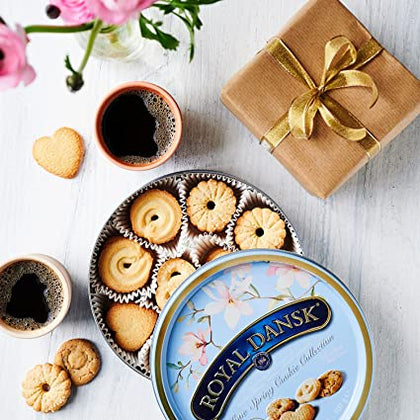 Royal Dansk Love Spring Cookie Collection | Galletas de Mantequilla de Caramelo Salado, Vainilla y Limón y Lavanda, 10.6oz